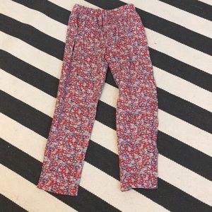 Floral pajama pants
